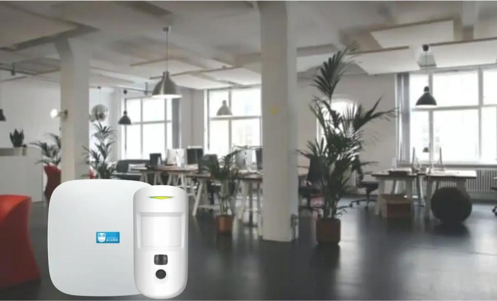 Några larm komponenter i ett företag i Göteborg.