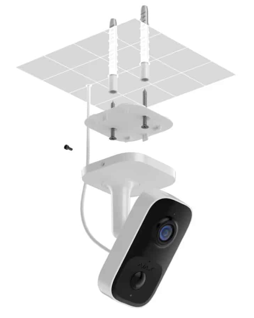 Montering av Svenska Alarm livekamera inomhus